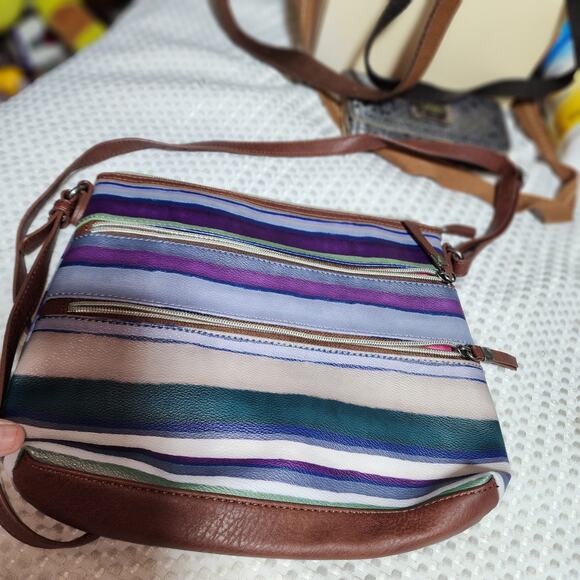THE SAK PLUM STRIPED CROSSBODY BAG - Picture 4 of 6